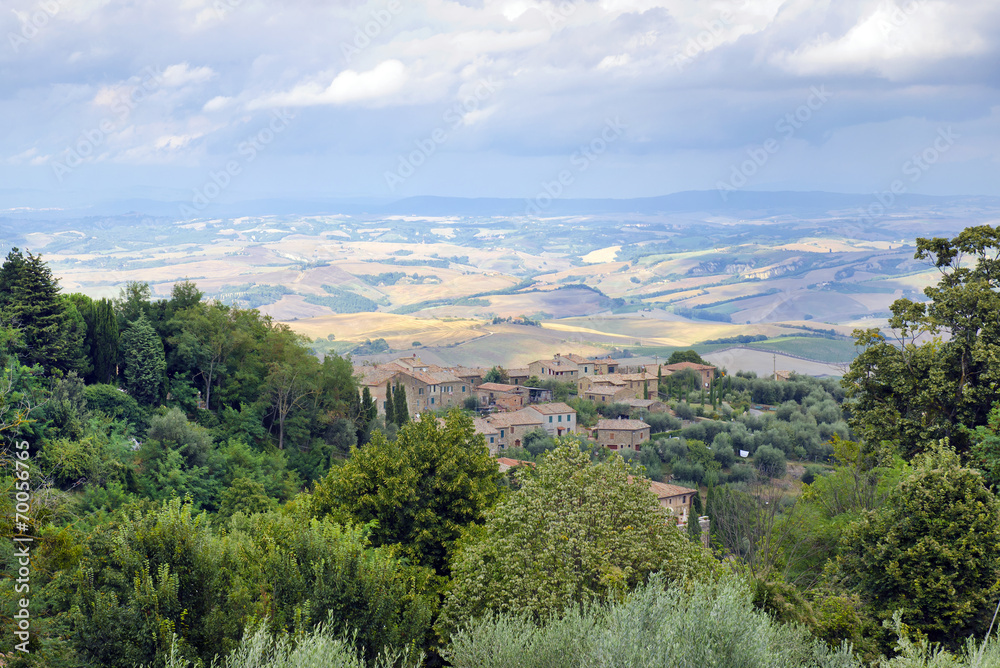 Beautiful Italy Tuscan landscape