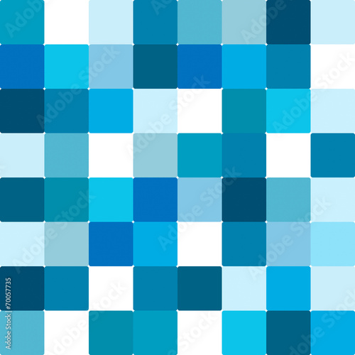 blue Squares connected pattern vector illustration