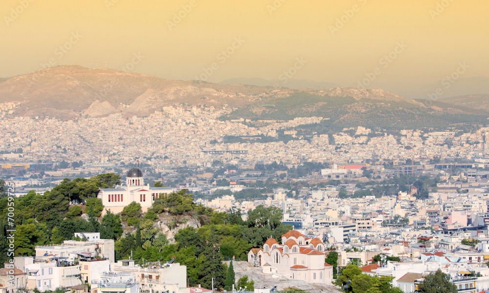 National Observatory in city of Athens