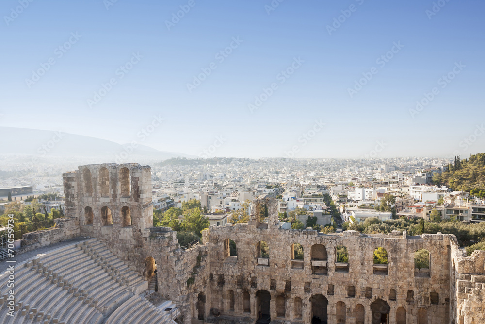 Odeon of Herodes Atticus in Acropolis of Athens