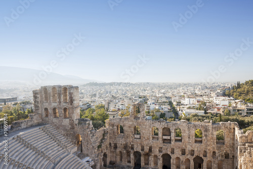 Odeon of Herodes Atticus in Acropolis of Athens