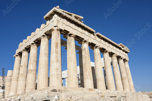 Parthenon temple in Athens