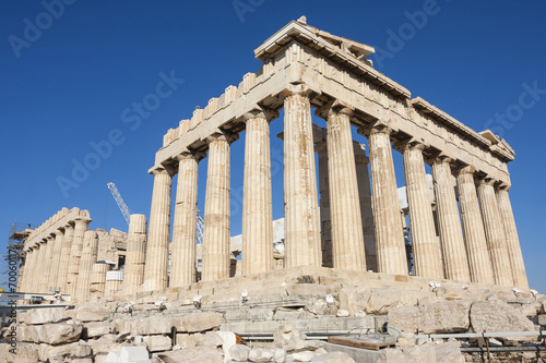 Reconstruction of Parthenon in Greece