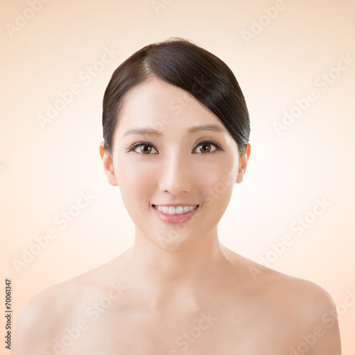 Asian beauty face