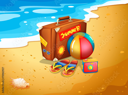 A summer escapade at the beach