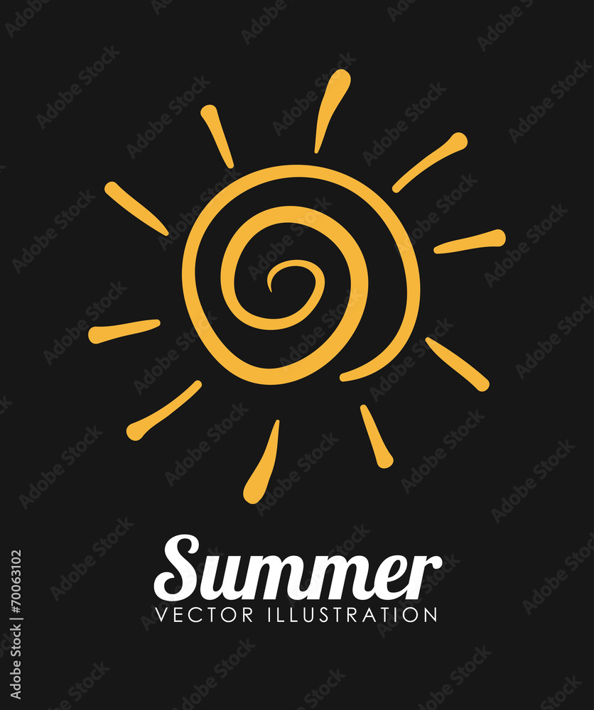 Fototapeta premium Summer design