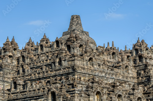 Borobudur in Java in Indonesia