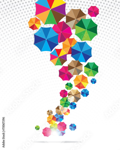 Umbrella abstract design