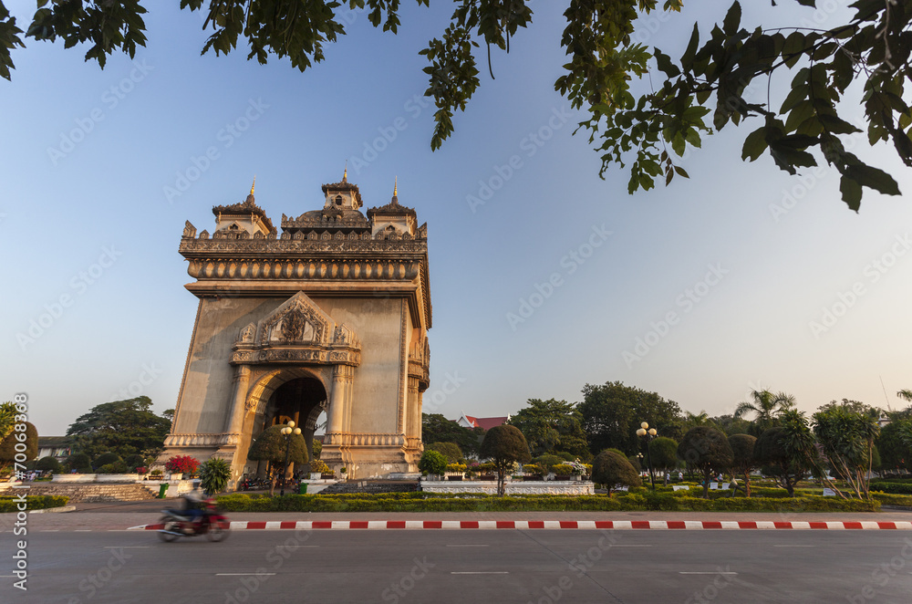 Fototapeta premium Patuxai Vientiane, Laos