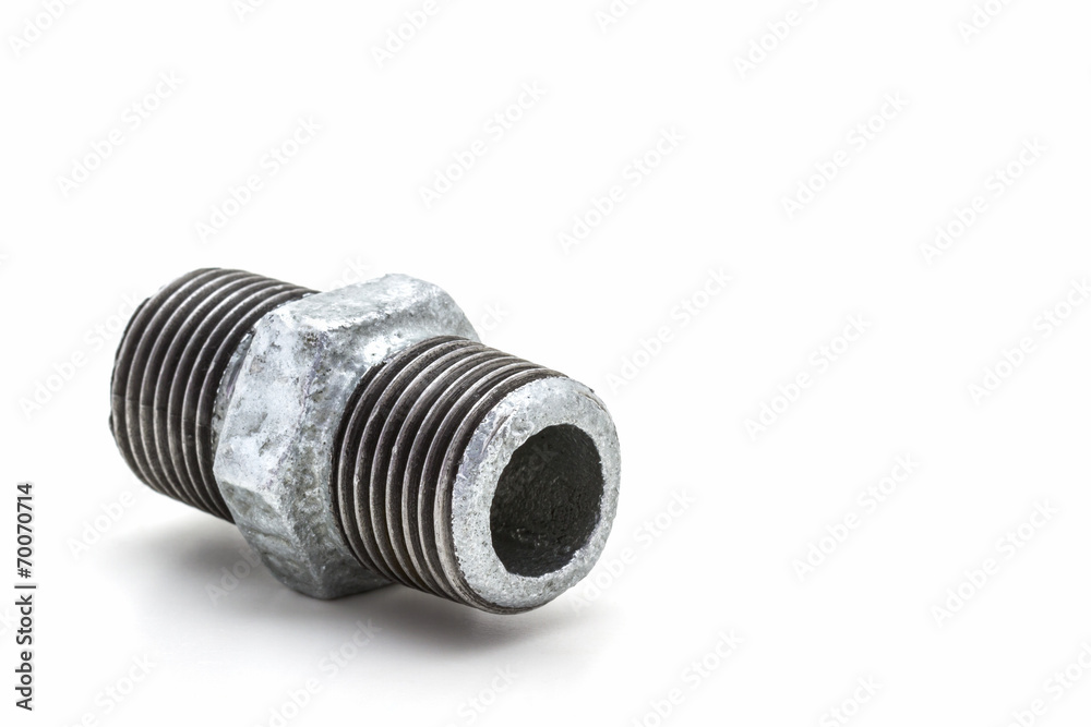 Threaded connector (Hexagon Nipple) ,pipe fitting.
