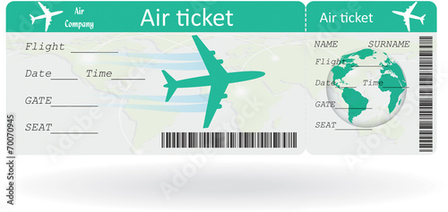 Variant of air ticket