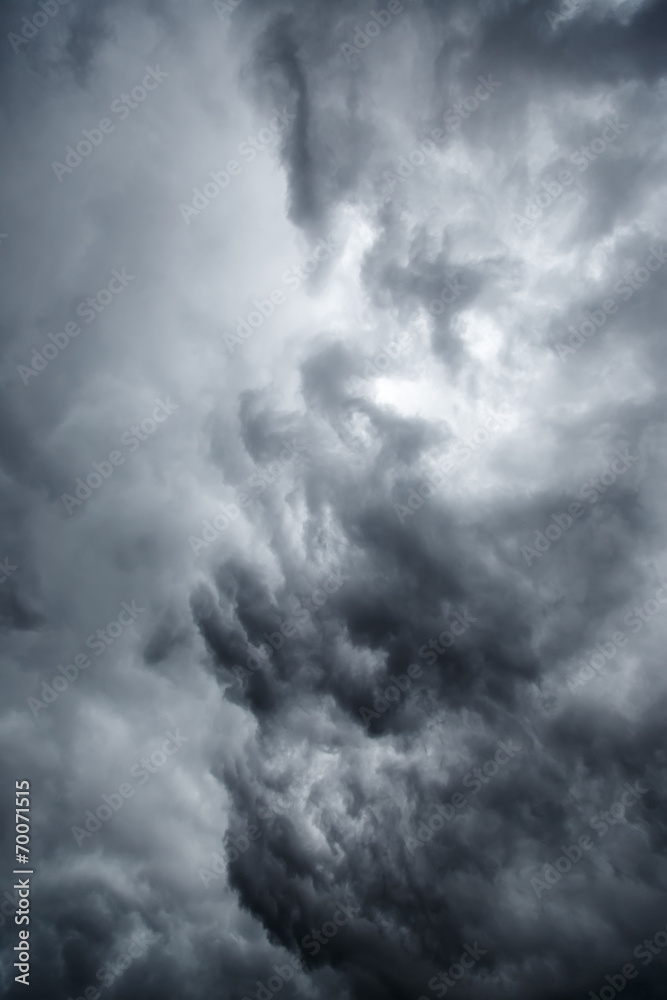 Stormy grey cloudy sky Stormy grey cloudy sky