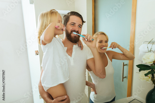 Brushing teeth photo
