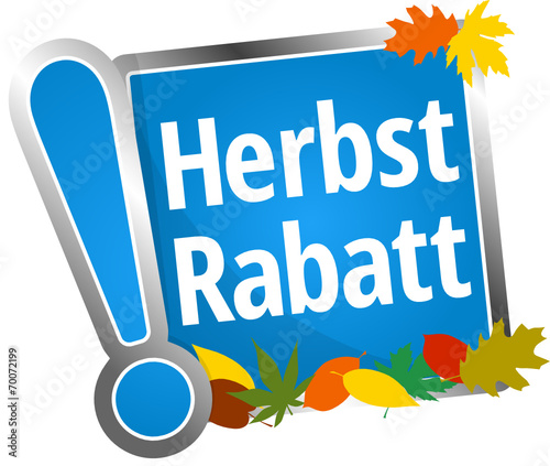Herbst Rabatt