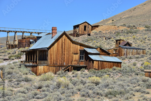 Bodie is a ghost town in the Bodie Hills. © paulbriden