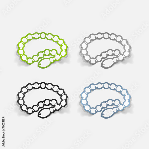 realistic design element: rosary
