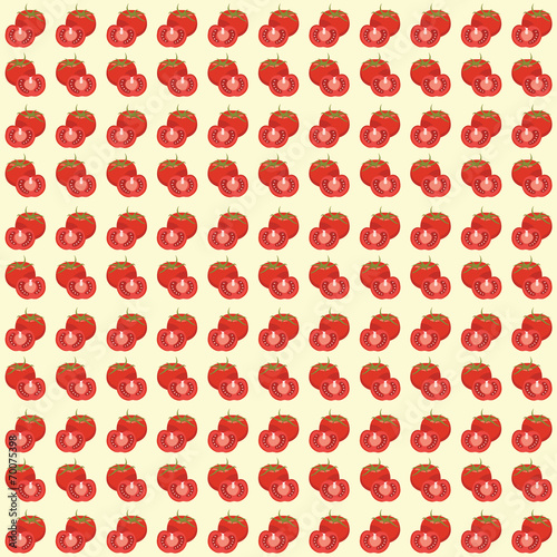 tomato seamless pattern background. vector illustration.