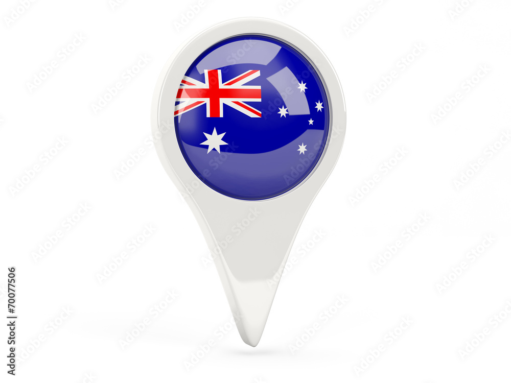 Round flag icon of australia Round flag icon of australia