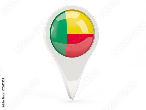 Round flag icon of benin Free Download Round flag icon of benin - GFXLoad