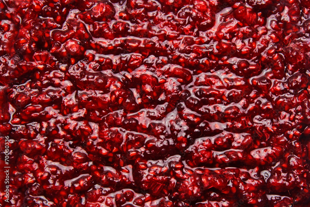 fruits background, closeup of crushed raspberries fruits background, closeup of crushed raspberries