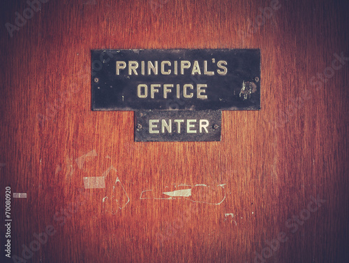 Retro Grunge Principal Office