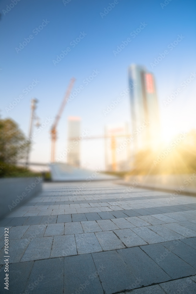 Fototapeta premium empty street