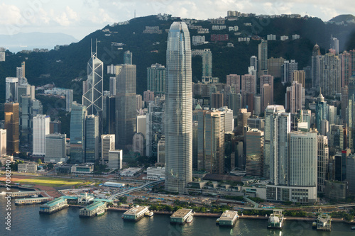 Photography IFC building ferry port view from SKY100