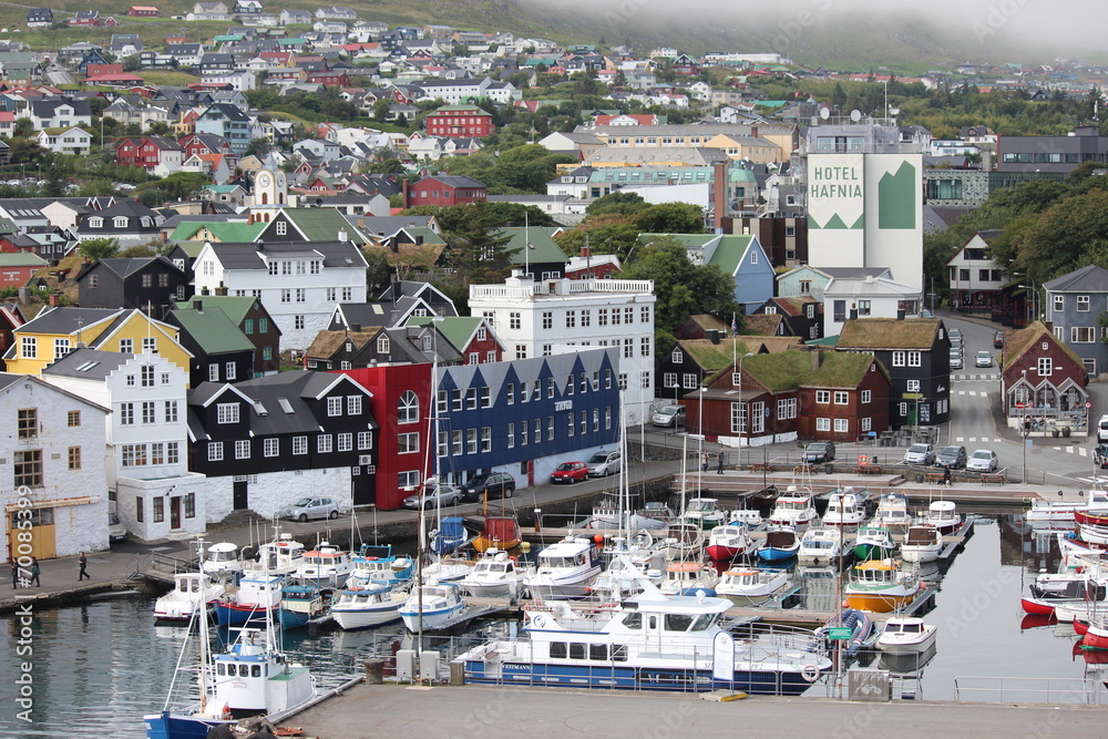Hafen Torshavn / Färöer Inseln