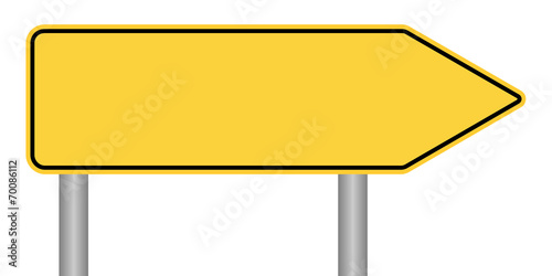 Schild Pfeil