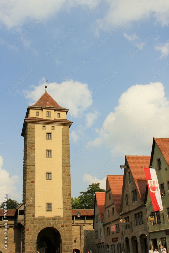 Stadttor in Rothenburg