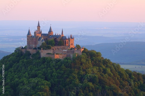 Hohenzollern Castle (Germany) sunrise