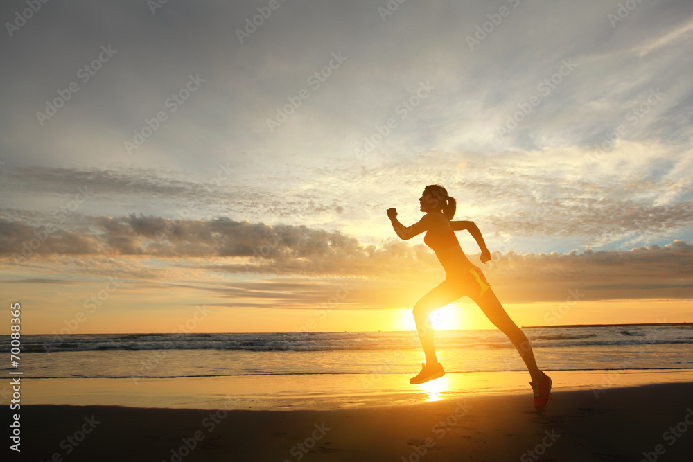 Running sport woman
