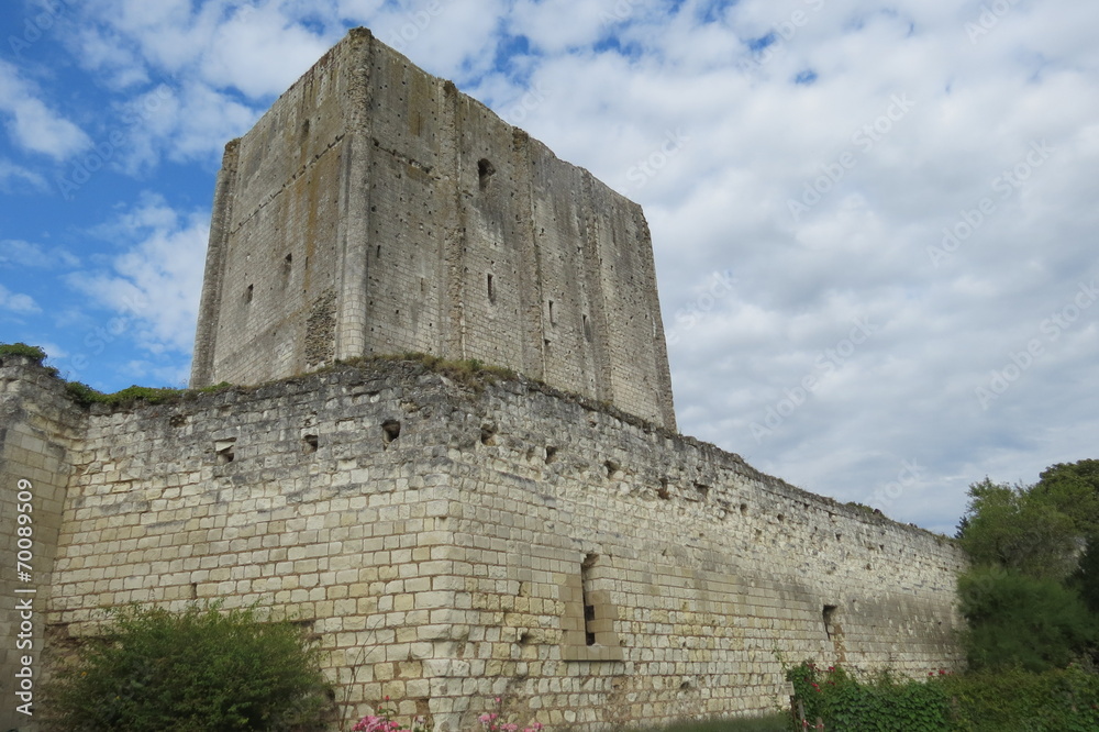 Indre-et-Loire - Donjon de Loches du 11e siècle Indre-et-Loire - Donjon de Loches du 11e siècle