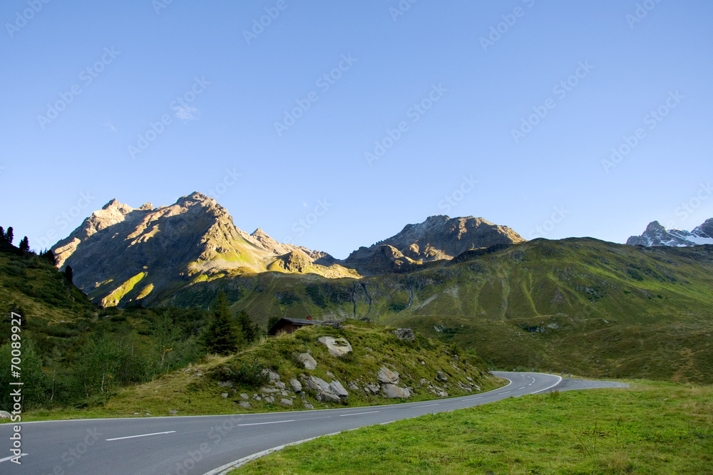 Silvretta-Stausee - Alpen Silvretta-Stausee - Alpen
