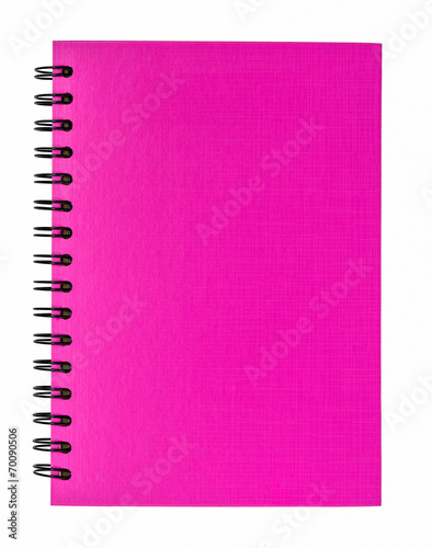 Pink notebook