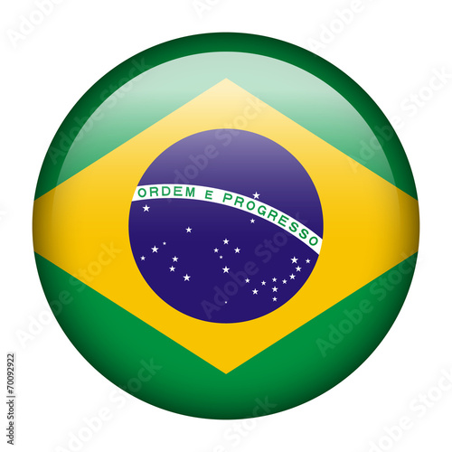 Brazil flag button