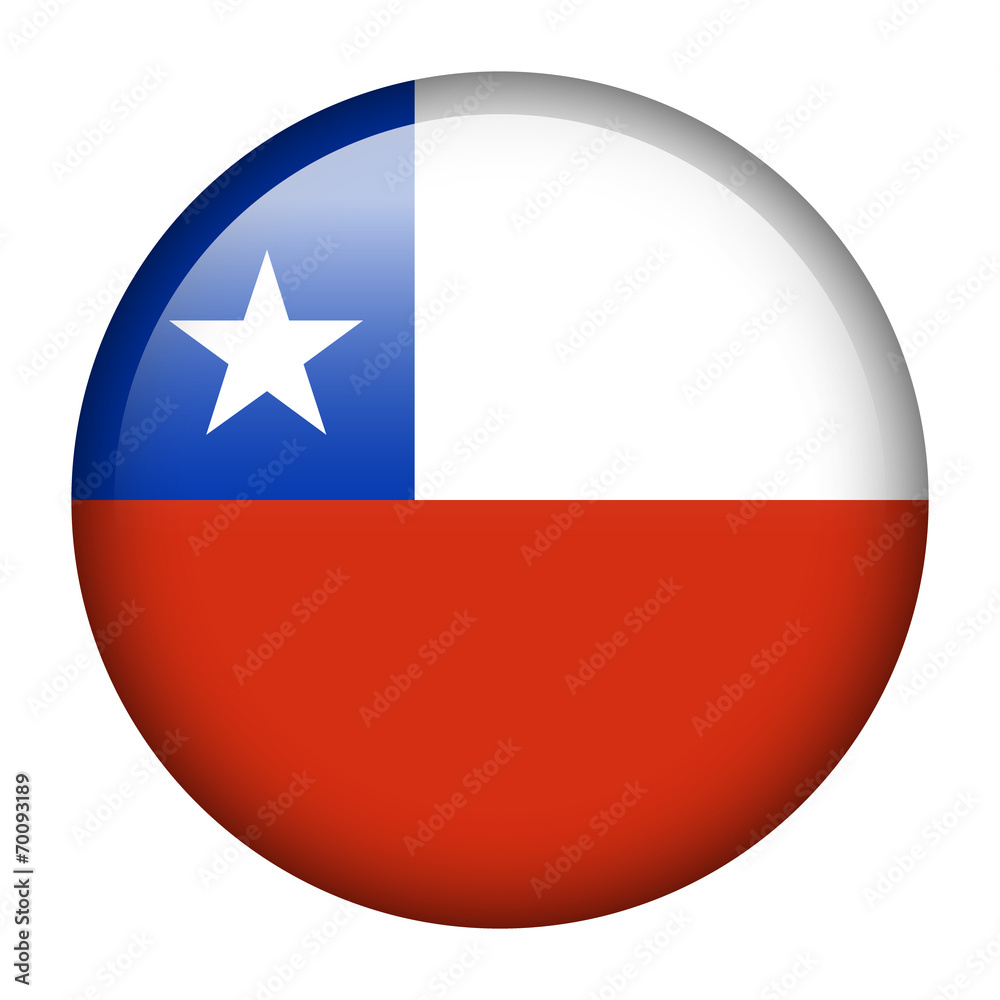 Chile flag button Chile flag button