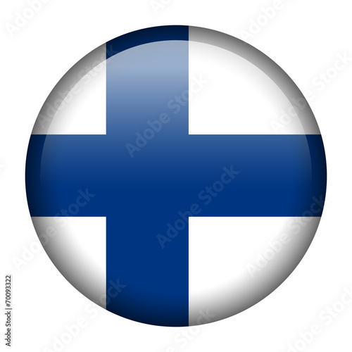 Finland flag button