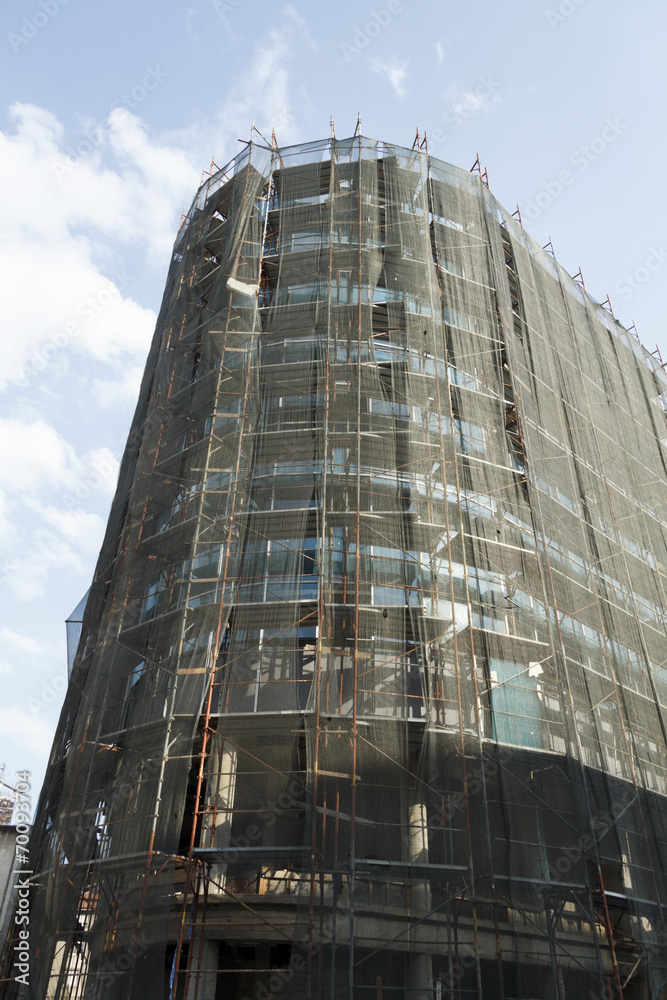 Building under construction