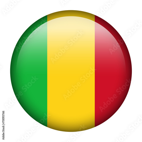 Free Download Mali flag button - GFXLoad