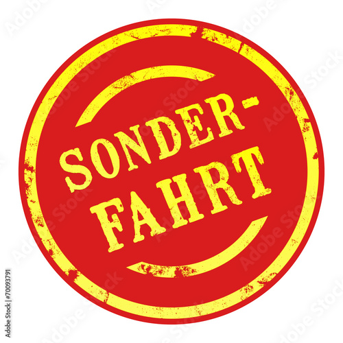 sb43 - SaleButton Rund - Sonderfahrt - g1679 photo