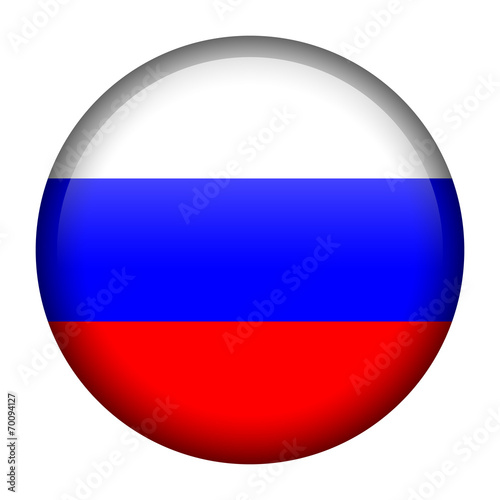 Russia flag button