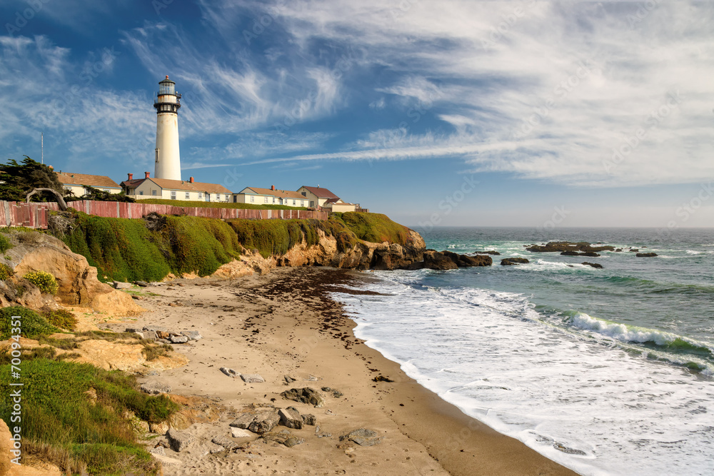Lighthouse, Pacific coast