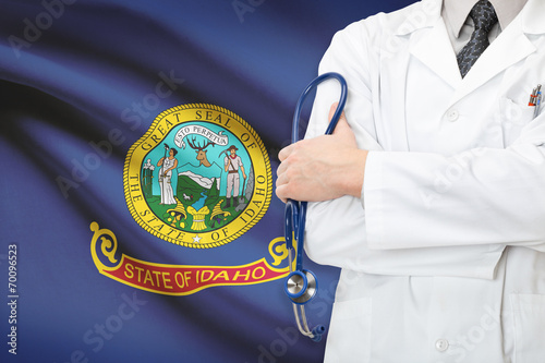 Concept of US national healthcare system - state of Idaho photo