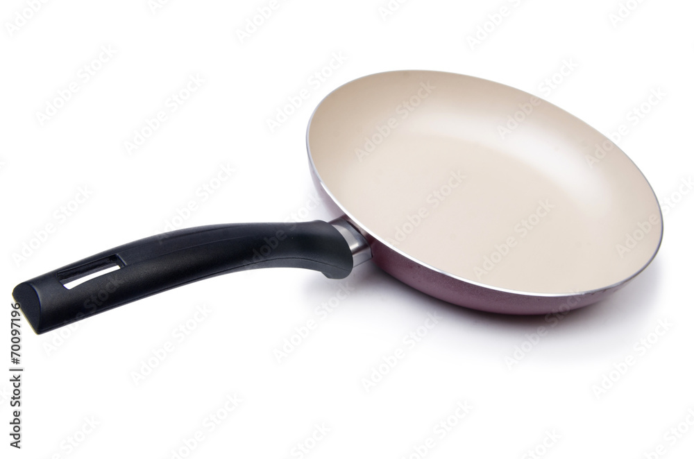 Kitchen utensils pan pot isolated on white Kitchen utensils pan pot isolated on white