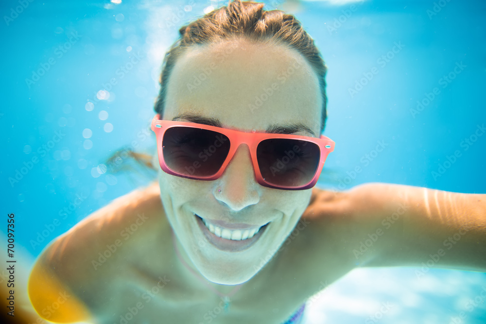 Fototapeta premium Grate photo underwater