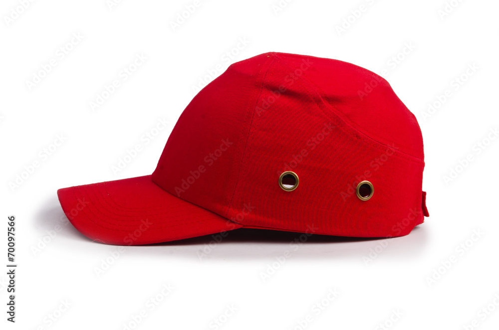 Baseball cap isolated on the white Baseball cap isolated on the white