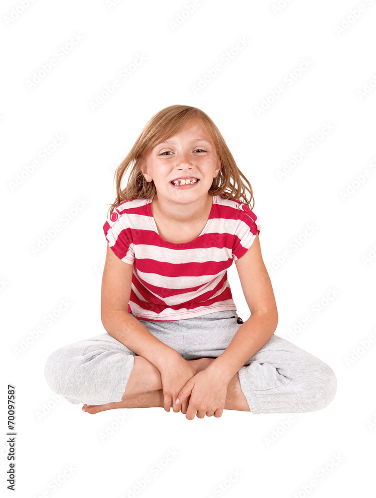 Happy smiling girl. Happy smiling girl.