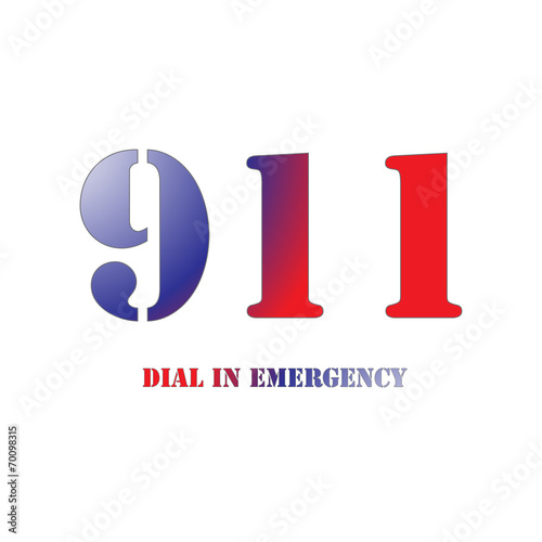 911 Red and Blue