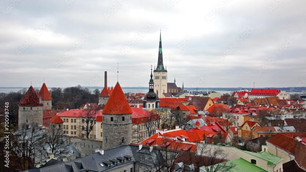 View of the old town. Tallinn, Estonia, Europe View of the old town. Tallinn, Estonia, Europe